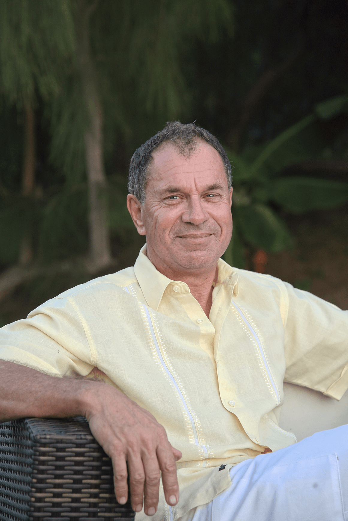 Portret van schijver Eric de Brabander